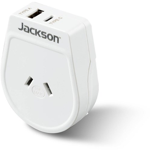 Jackson Outbound Travel Adapter with USB-C Japan Slim