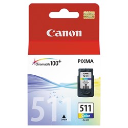 Canon Pixma CL511 FINE Standard Capacity Ink Cartridge (Colour)