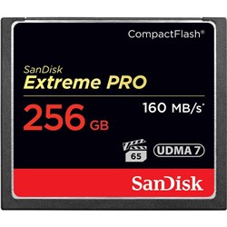 SanDisk Extreme Pro 256GB CompactFlash Memory Card