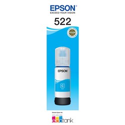 Epson T522 EcoTank Ink Bottle (Cyan)