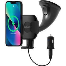 Cygnett Race Wireless Smartphone Car Charger and Dash Mount