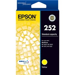 Epson 252 DURABrite Ultra Standard Capacity Ink Cartridge (Yellow)