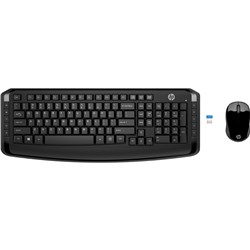 HP Wireless Keyboard and Mouse 300 (Black)