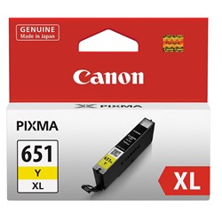 Canon Pixma CLI651XL High Capacity Ink Cartridge (Yellow)