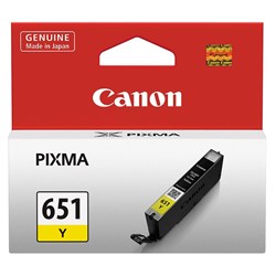 Canon CLI651Y Ink Cartridge (Yellow)
