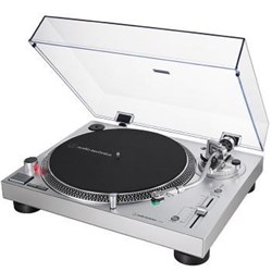 Audio-Technica LP120XUSB Fully Manual Direct Drive Turntable (Silver)