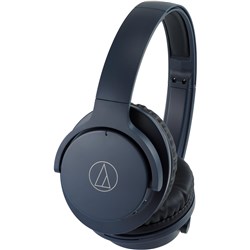 Audio-Technica ATH-ANC500BT Over-Ear Wireless Noise Cancelling Headphones (Navy)