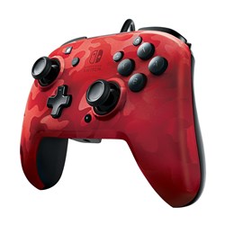 Faceoff Controller Deluxe for Nintendo Switch (Red Camo)