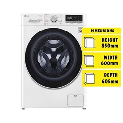 LG WV5-1409W 9kg AI Direct Drive Front Load Washer with Steam