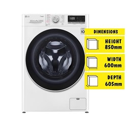 LG WV5-1409W 9kg Series 5 Front Load Washing Machine with Steam