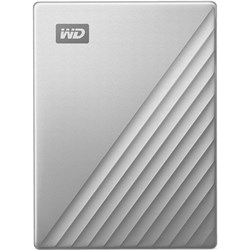 WD My Passport Ultra 4TB Portable Hard Drive USB-C (Silver)