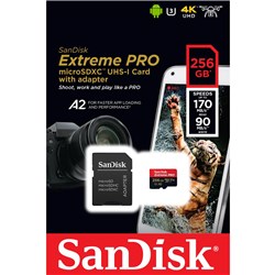 SanDisk Extreme Pro MicroSD 256GB Memory Card