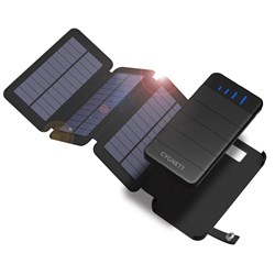Cygnett ChargeUp Explorer 8K Portable Power Bank with Solar Panels & LED Torch