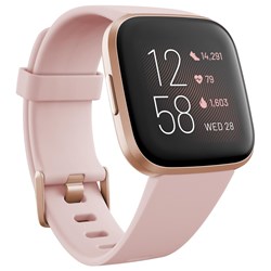 Fitbit Versa 2 Smart Fitness Watch (Petal/Copper Rose)