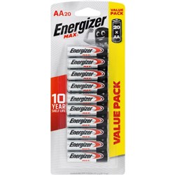 Energizer Max AA Batteries (20 Pack)