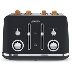 Sunbeam Alinea Collection 4 Slice Toaster (Black)