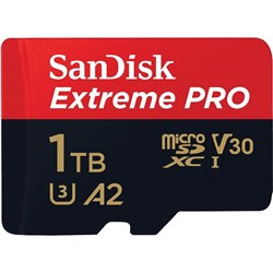 SanDisk Extreme Pro MicroSD 1TB Memory Card