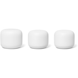 Google Nest Wifi Home Mesh Wi-Fi System 3pk (Base Router + 2 x Wifi Extender Points)
