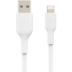 Belkin BoostUp Lightning to USB-A Cable 1m (White)