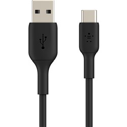 Belkin BoostUP CHARGE USB-A to USB-C 1m Cable (Black)