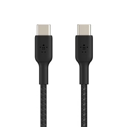 Belkin BoostUp Charge Braided USB-C to USB-C 1M Cable (Black)