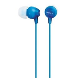 Sony MDR-EX15LP In-Ear Headphones (Blue)