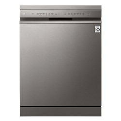 LG XD4B15PS QuadWash 15-Place Setting Freestanding Dishwasher (Platinum Steel)