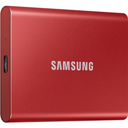 Samsung T7 Portable SSD Drive [2TB](Metallic Red)