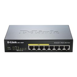 D-Link 8-Port Gigabit PoE Unmanaged Switch (Metal Housing)