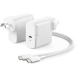 ALOGIC Rapid Power 65W GaN Wall Charger w/ 65W USB-C Charging Cable