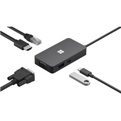 Microsoft 1E4-00005 Surface USB-C Travel Hub (Black)