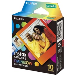 Fujifilm Instax Square Film Rainbow (10 Pack)