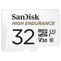 SanDisk High Endurance MicroSDHC 32GB Memory Card