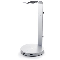 Satechi Aluminium USB Headphone Stand Hub (Silver)
