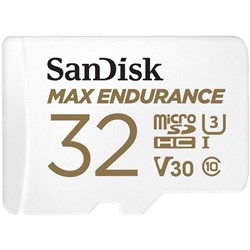 SanDisk Max Endurance MicroSDHC 32GB Memory Card