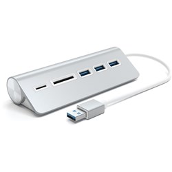 Satechi USB-A Combo Hub for Desktop (Silver)