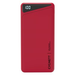 Cygnett Boost V2 10000mAh Power Bank (Red)