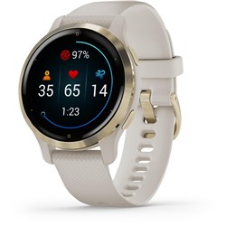 Garmin Venu 2S Sports Watch (Light Gold/Light Sand)