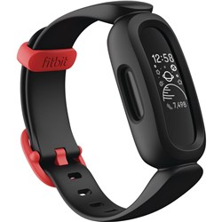 Fitbit Ace 3 Kids Activity Tracker (Black/Red)