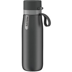 Philips GoZero 550ml Daily Insulated Water Bottle (S/Steel Grey)