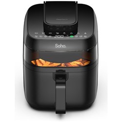 Soho 4L Air Fryer with Cooking Window & Digital Touch Control