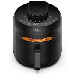 Soho 5L Air Fryer with Cooking Window & Digital Touch Control