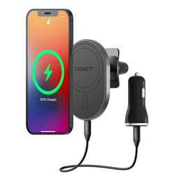 Cygnett Magnetic Car Vent Car Charger for iPhone