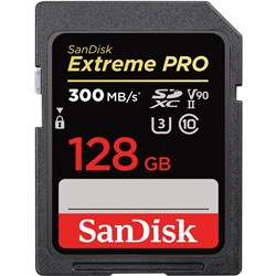 Sandisk Extreme Pro 128GB SDHC Memory Card [2021]