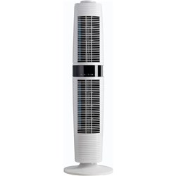 DeLonghi 360° Dual Oscillating White Tower Fan