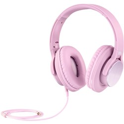 XCD Wired Foldable Over-Ear Headphones (Mauve)
