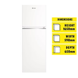 Westinghouse WTB3100WK 312L Top Mount Fridge (White)