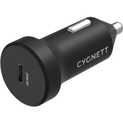 Cygnett Charge & Connect 20W USB-C Car Charger