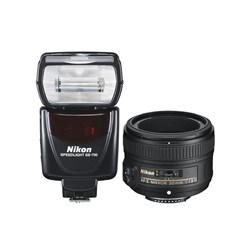 Nikon Portrait FX Kit with AF-S 50mm F1.8G   SB700 Flash