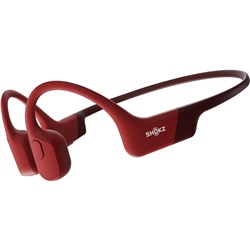 Shokz OpenRun Wireless Open-Ear Headphones (Red)